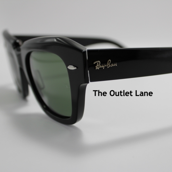 Model Display RayBan State Street Black RB2186 - Picture 9 of 16